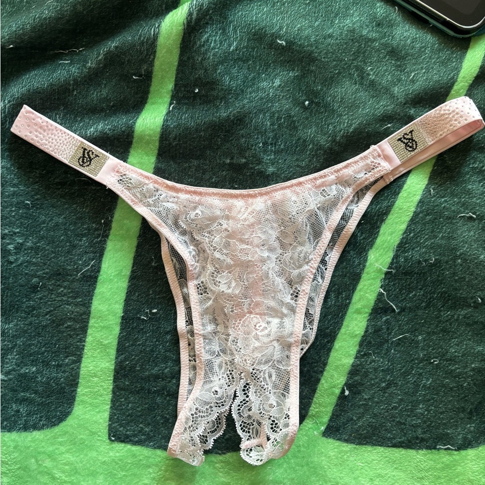 Victoria's Secret Pink Lace Thong